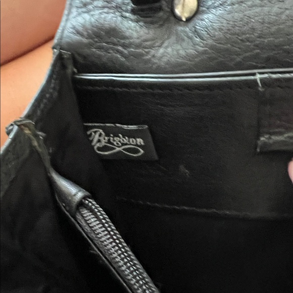 Brighton Black leather textured hand bag - Picture 5 of 17